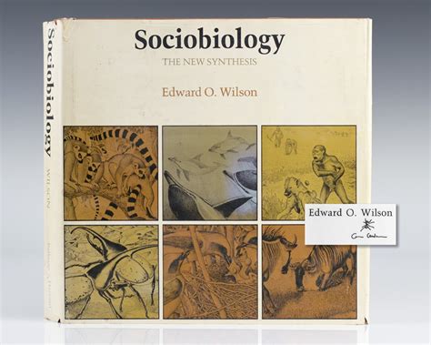 Sociobiology Edward O Wilson First Edition Signed Rare Book