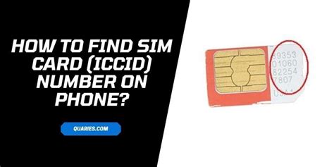 How Can I Find My Sim Card Number Iccid On My Phone
