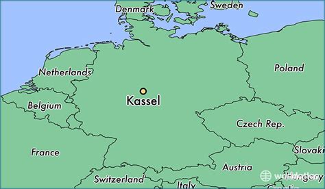 Where Is Kassel Germany Kassel Hesse Map