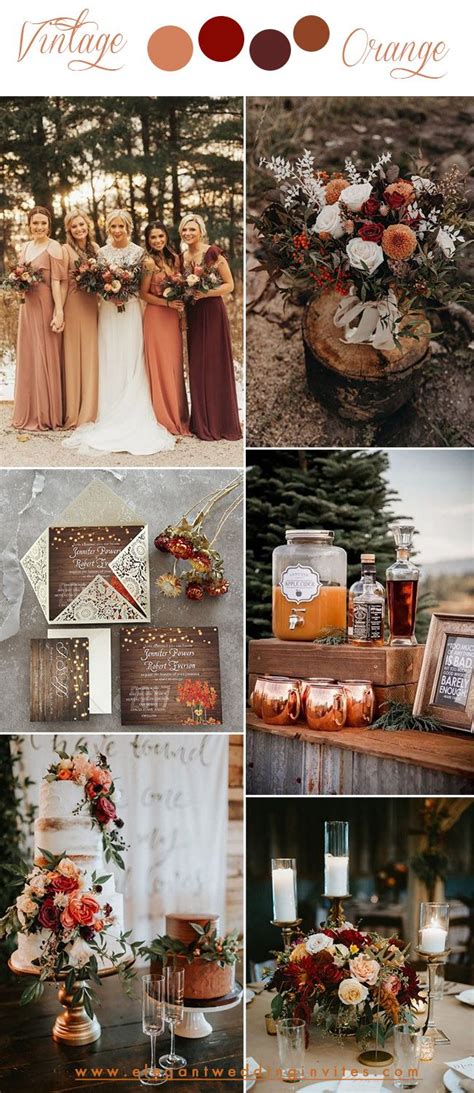 10 Gorgeous Color Combos To Consider For Your Fall Weddings Part 1