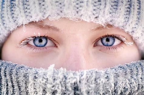 Winter Ice Eyelashes In Snow Russia Beauty Art Beauty Skin Hair Beauty Eye Photography