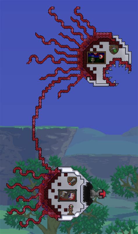 A starter base is a necessity in the game of terraria, and with the new update, comes a awesome terraria build ideas! Capture 2015-12-09 02_14_42.png | Terrarium base, Terraria house ideas, Terrarium