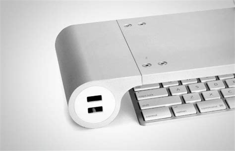 Quirky Space Bar Desk Organizer With Usb Ports Desk