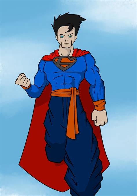 Superman And Goku Fusion By Hjorthex On Deviantart