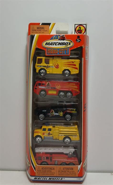 Mattel Matchbox 5 Pack T Set Hero City Matchbox Mattel T Set