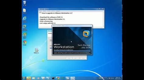 How To Upgrade To Vmware Workstation 11 Youtube