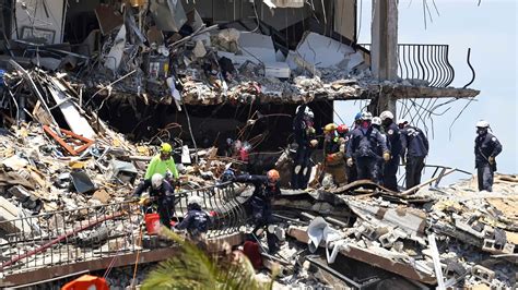 Rescuers Survivors Could Still Be Inside Collapsed Surfside Condo Building