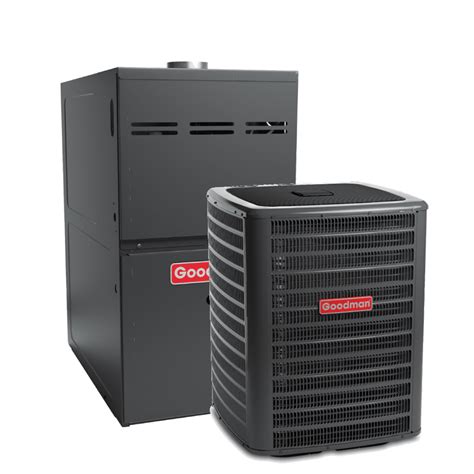 Goodman Ton Cooling K Btu Hr Heating Air Conditioner Multi Speed Furnace Kit Seer Afue