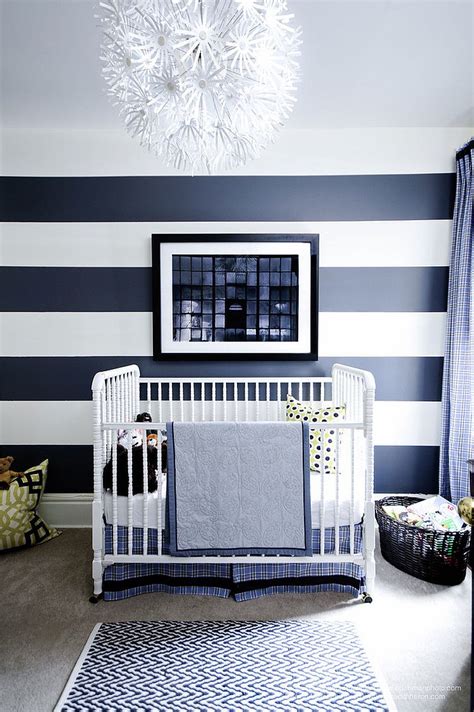 20 Chic Nursery Ideas For Those Who Adore Striped Walls