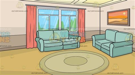 Christmas Living Room Clipart Backgrounds Cozy Living Room