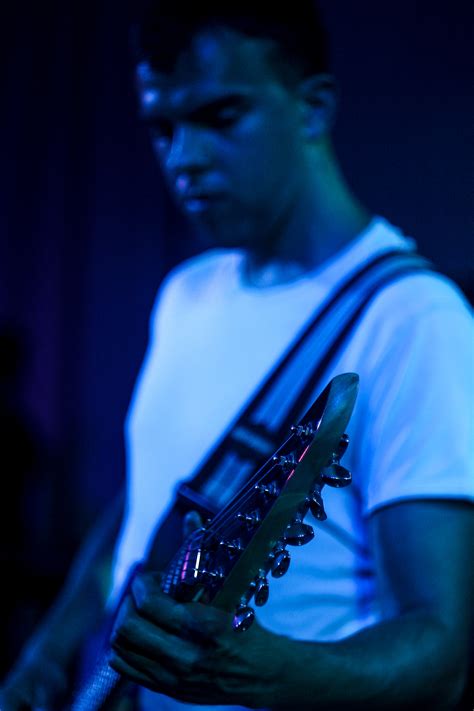 Fotos Gratis Música Guitarra Concierto Azul Músico Escenario