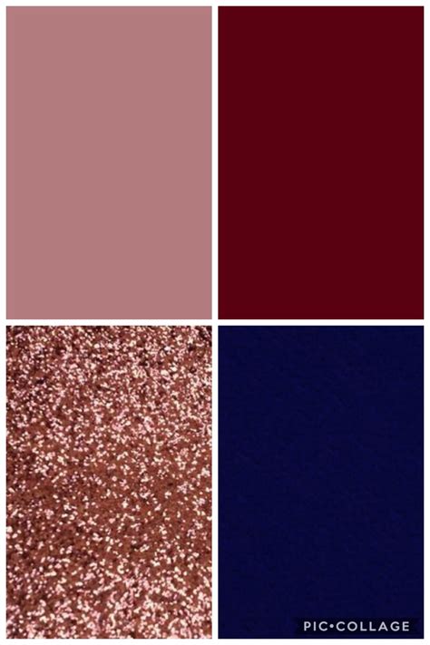 Our Wedding Colors Mauve Burgundy Rose Gold And Navy Blue Gold