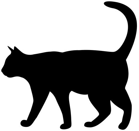Free White Cat Silhouette Download Free White Cat Silhouette Png