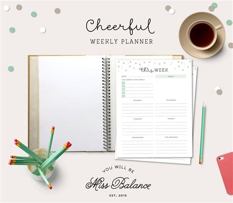 Weekly Planner Printable To Do List Printable Daily Schedule Day