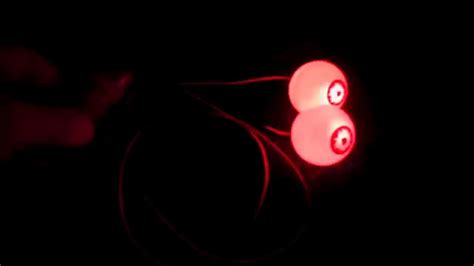 Halloween Flashing Prop Eyes With Red Leds For Skulls Or Masks Youtube