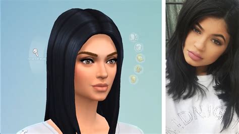Sims 4 Cas Creating Kylie Jenner Youtube