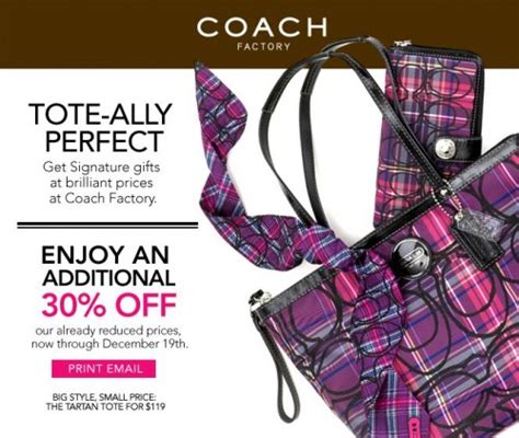 COACH Canada Factory Outlets Take An Extra 30% Off Until December 19th ...