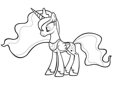 More my little pony coloring pages. My Little Pony Nightmare Moon Coloring Pages at ...
