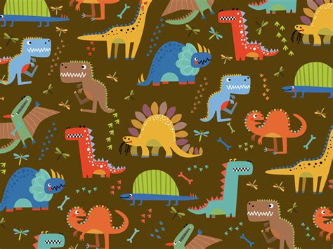 Cute Dino Wallpaper By Graphicstore On Dribbble