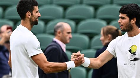 Novak Djokovic Vs Carlos Alcaraz Wimbledon 2023 Mens Singles Final