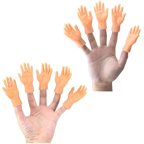 Tiny Hands Toy Finger Hands Finger Puppets For Game Plastic Cartoon
