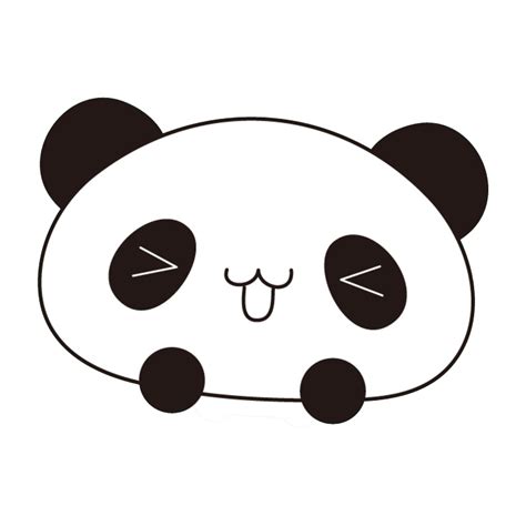 Ilustração Cabeça Panda Png