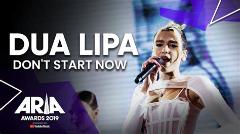 Lipa wrote the song with caroline ailin, emily warren, and its producer ian kirkpatrick. Dua Lipa: Don't Start Now | 2019 ARIA Awards - YouTube