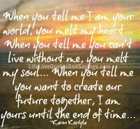 Im Yours Forever Quote Quotes Pinterest