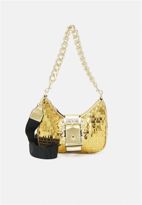 versace jeans couture range f couture sketch bags handtasche oro goldfarben zalando at