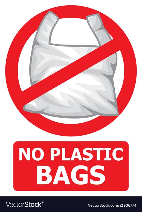 City Of Vancouver Plastic Bag Ban Sign White Version — Able Bc Mail