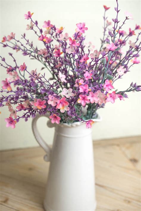 Contact fromyouflowers.com via email, phone or by letter. Artificial Star Flower Bush 19in Pink & Lavender