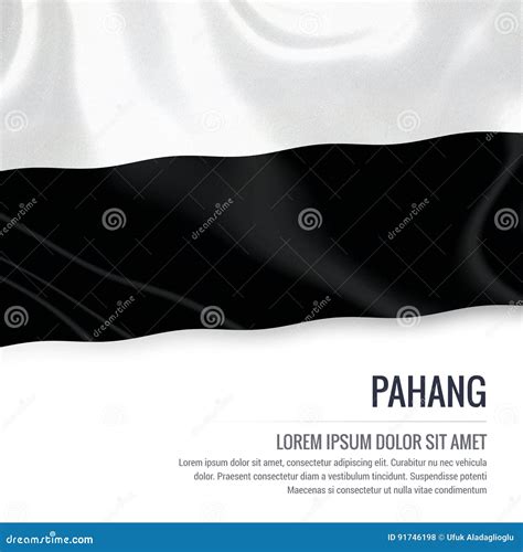 Malaysian State Pahang Flag Stock Illustration Illustration Of