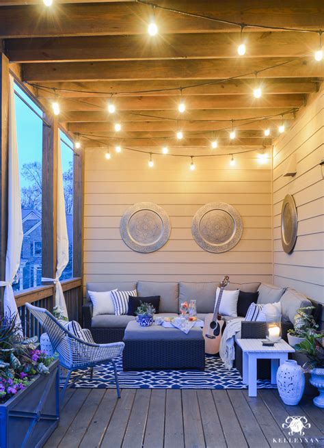 A Porch Makeover And A Relaxing Date Night On The Deck Kelley Nan