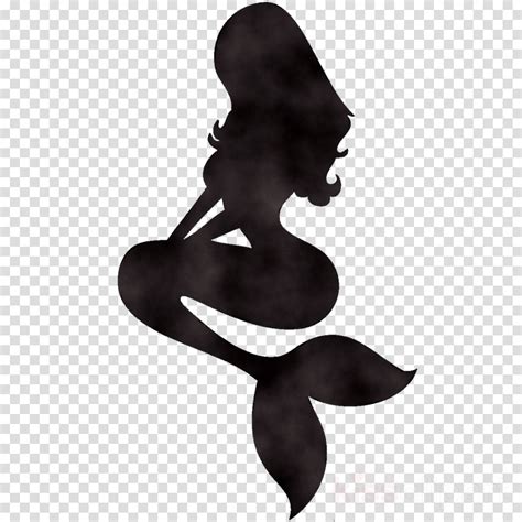 Mermaid Clipart Silhouette Mermaid Silhouette Transparent Free For