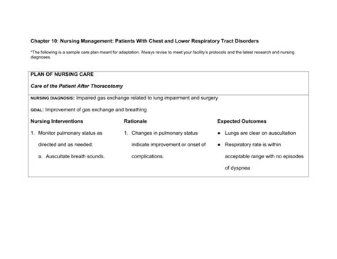 Chapter 10 Nursing Management Patients With Chest And Lower