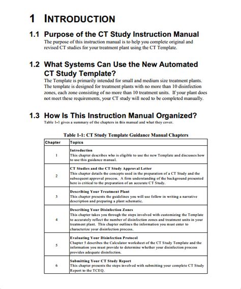 FREE Sample Instruction Manual Templates In PDF MS Word