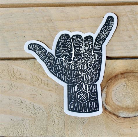 Hang Loose Sticker Bumper Stickers Stickers Hang Loose