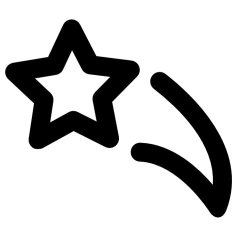 Shooting Star Icon At Getdrawings Free Download