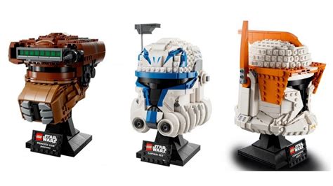 These Star Wars Lego Helmets Celebrate Clone Wars And Return Of The