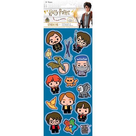 Harry Potter Stickers 3 Pack Big W