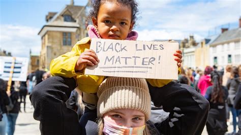 Black Lives Matter Hundreds Attend Protest In Peterborough Bbc News