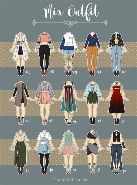 Open Casual Outfit Adopts By Rosariy On Deviantart