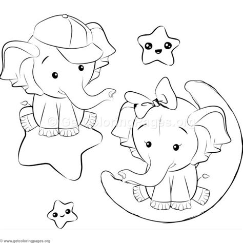 Coloring cute baby elephant page free printable pages for mother and mom. Cute Elephant 9 Coloring Pages | Elephant coloring page ...