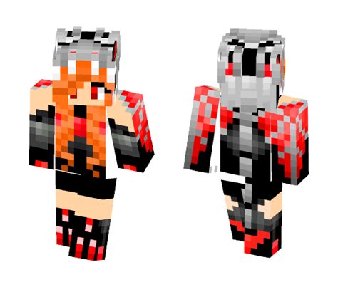 Download Dark Flame Dragon Girl Minecraft Skin For Free