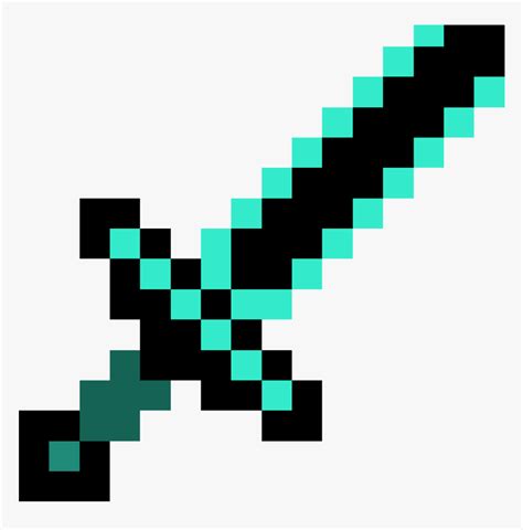 Minecraft Diamond Sword Png Enchanted Minecraft Diamond Sword