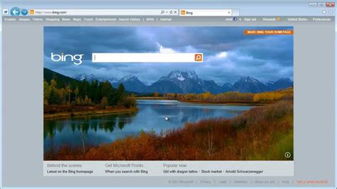 Homepage Bing Images