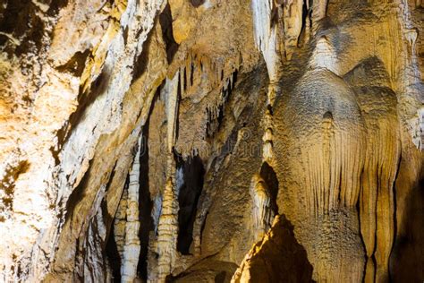 Inside Of Beautiful Dark Cave Stock Image Image Of Italy Speleology