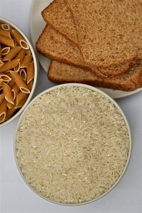 Rice Bread And Pasta Stock Image Image Of Annual Brown 16184375