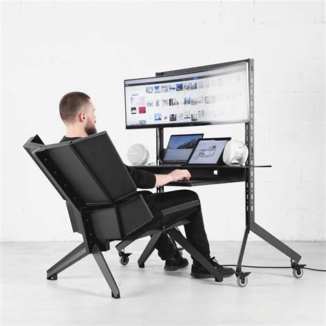 X3 The Ultimate Gamers Reclining Chair Workstation