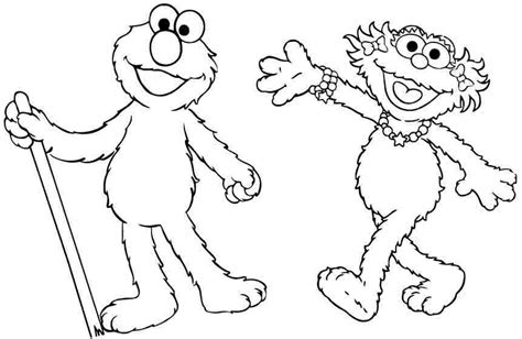 Rosita Sesame Street Coloring Pages At GetColorings Com Free